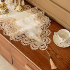 Flowerva Luxurious Lace Table Runner — Elegant Nordic Modern Style Decor