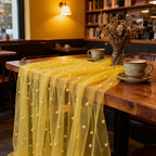 Flowerva Pearl Tulle Table Runner