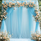 Flowerva  Elegant Tulle Draping Fabric