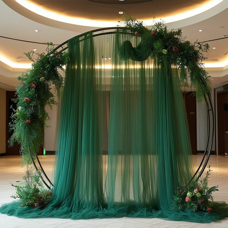 Flowerva  Elegant Tulle Draping Fabric