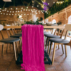 Flowerva  Lace Table Runner — Ideal for Dessert Tables, Weddings, Birthdays, Restaurants, and Draped Table Settings