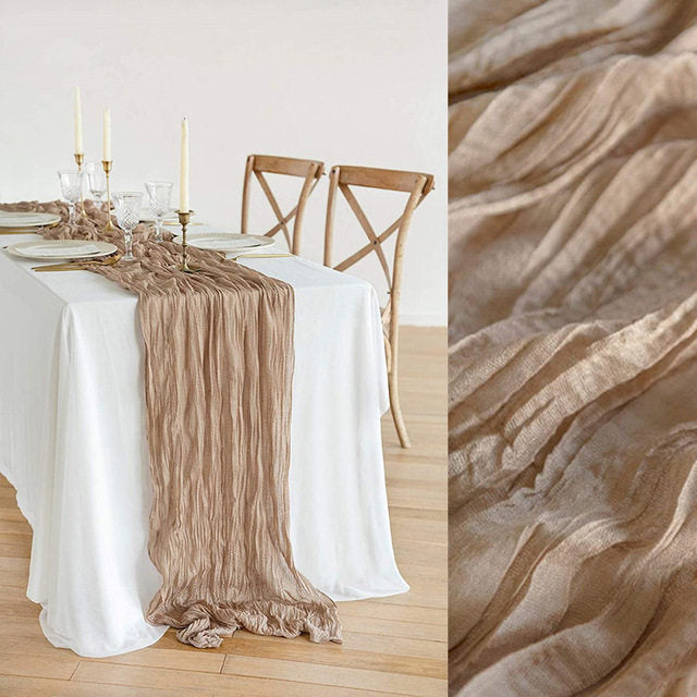 Flowerva  Lace Table Runner — Ideal for Dessert Tables, Weddings, Birthdays, Restaurants, and Draped Table Settings