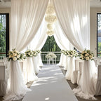 Flowerva  Elegant Tulle Draping Fabric