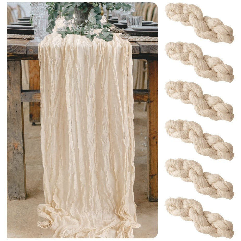 Flowerva  Lace Table Runner — Ideal for Dessert Tables, Weddings, Birthdays, Restaurants, and Draped Table Settings