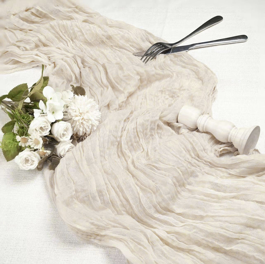Flowerva  Lace Table Runner — Ideal for Dessert Tables, Weddings, Birthdays, Restaurants, and Draped Table Settings