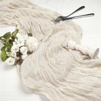 Flowerva  Lace Table Runner — Ideal for Dessert Tables, Weddings, Birthdays, Restaurants, and Draped Table Settings
