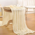 Flowerva  Lace Table Runner — Ideal for Dessert Tables, Weddings, Birthdays, Restaurants, and Draped Table Settings