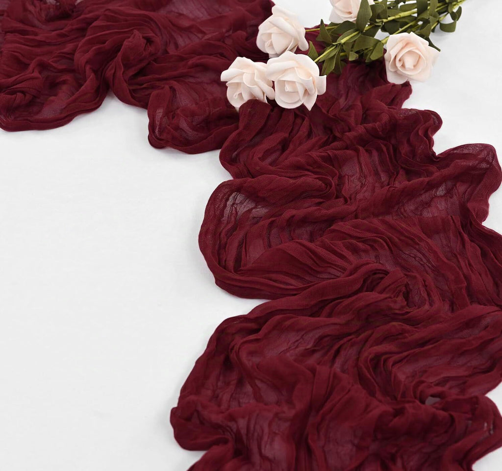 Flowerva  Lace Table Runner — Ideal for Dessert Tables, Weddings, Birthdays, Restaurants, and Draped Table Settings