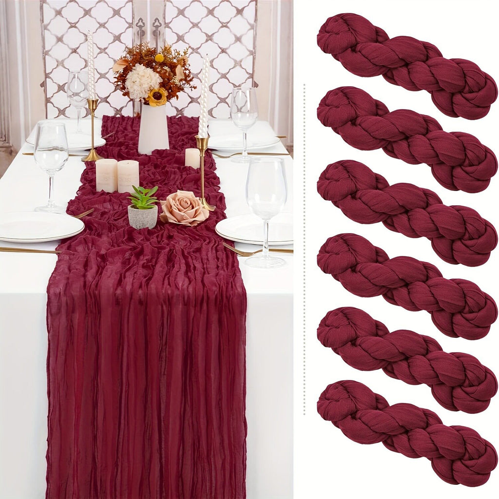 Flowerva  Lace Table Runner — Ideal for Dessert Tables, Weddings, Birthdays, Restaurants, and Draped Table Settings