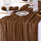 Flowerva  Lace Table Runner — Ideal for Dessert Tables, Weddings, Birthdays, Restaurants, and Draped Table Settings