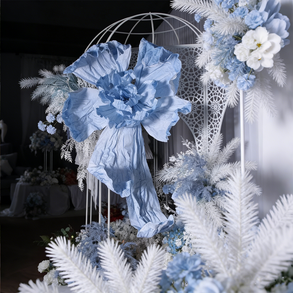Flowerva Couture Crinkle Art Installation