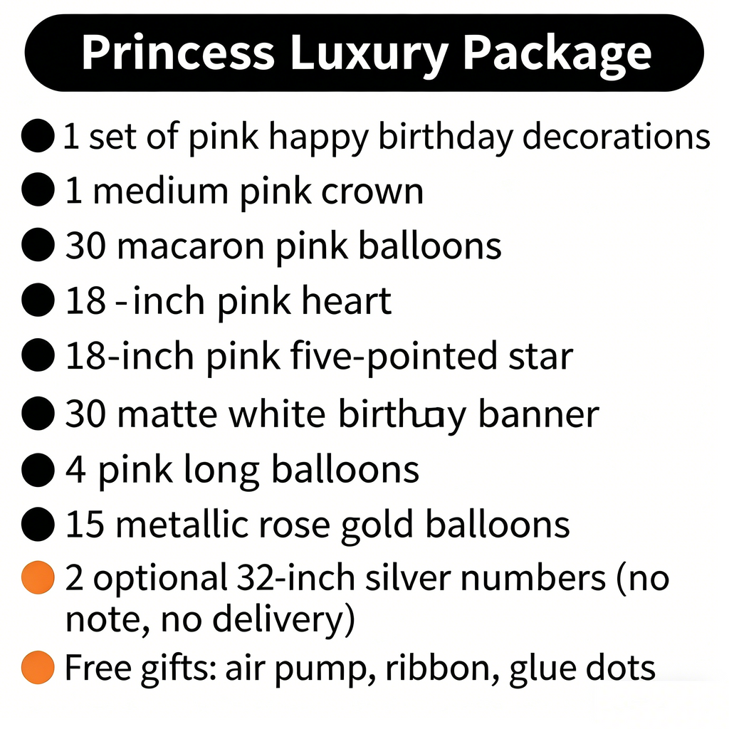 Flowerva Birthday party scene decoration balloon set