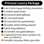 Flowerva Birthday party scene decoration balloon set