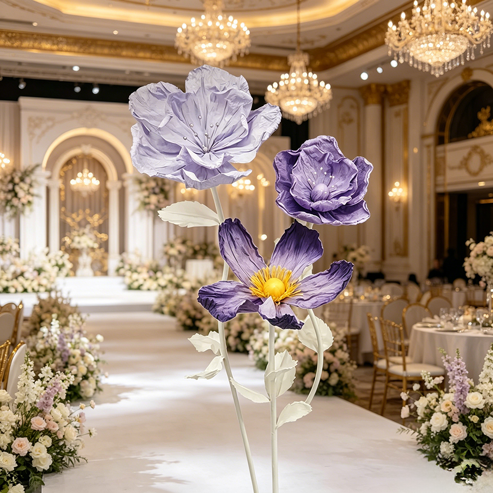Flowerva Sculptural Petal Grove Premium Decor