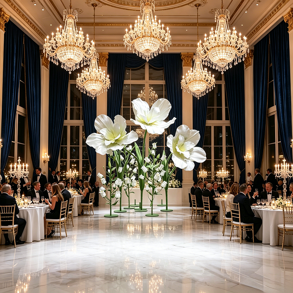 Flowerva Grand Petal Grove Premium Decor