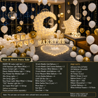 Flowerva Romantic Proposal Scene Decoration Balloon Set