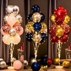 Flowerva Balloon Stand Column Floor/Table Decor for Birthday Party Scene Setup