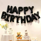 Flowerva Happy Birthday Letter Foil Balloons Party Decorations