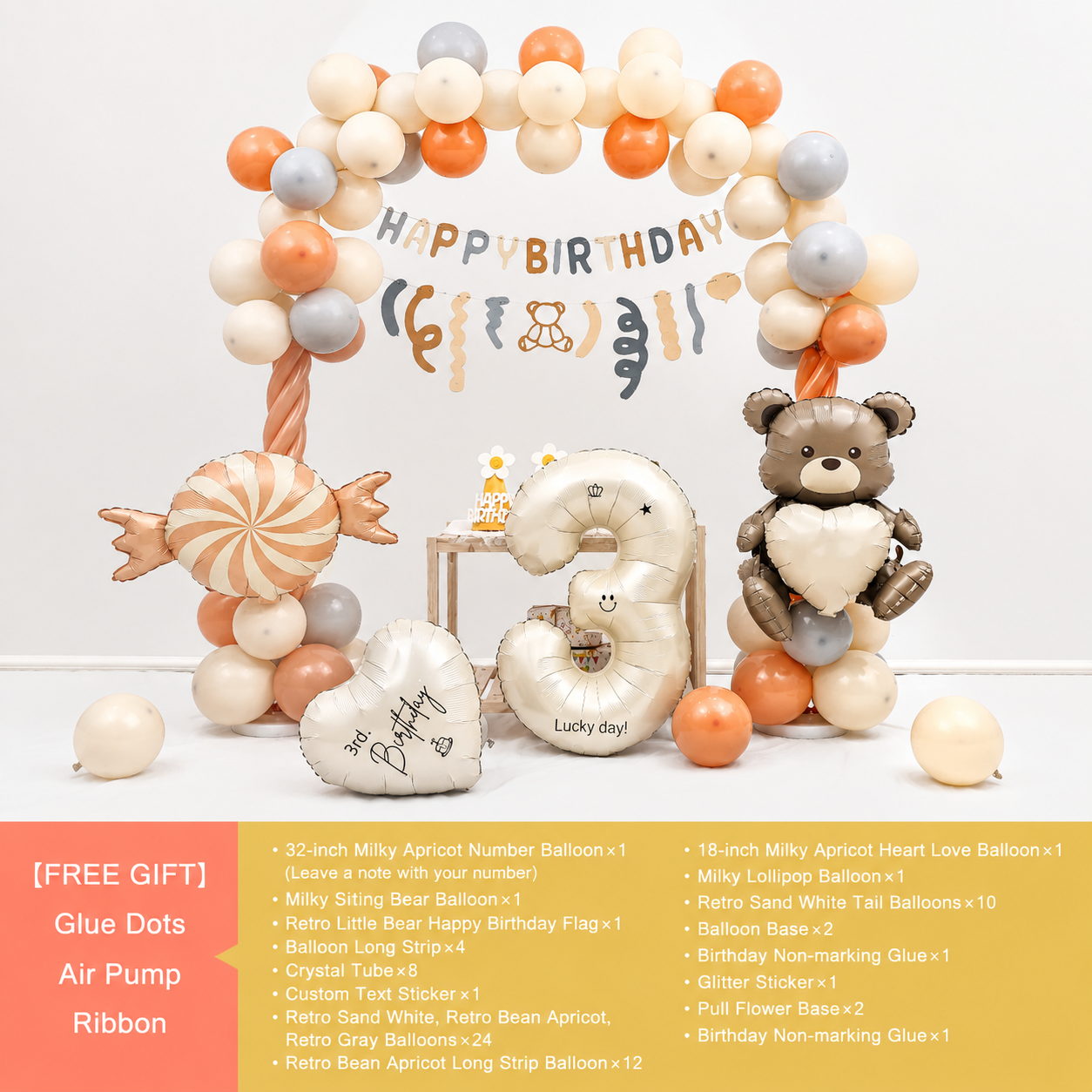 Flowerva Cartoon Animal Balloon Arch Kit for Birthday Party Decoration