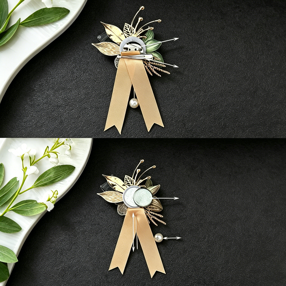 Brown Orchid Boutonnière