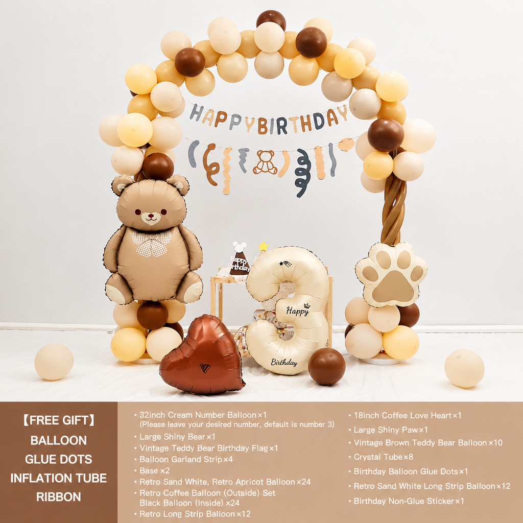 Flowerva Cartoon Animal Balloon Arch Kit for Birthday Party Decoration