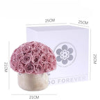 Premium Preserved Roses Cappuccino Gift Box