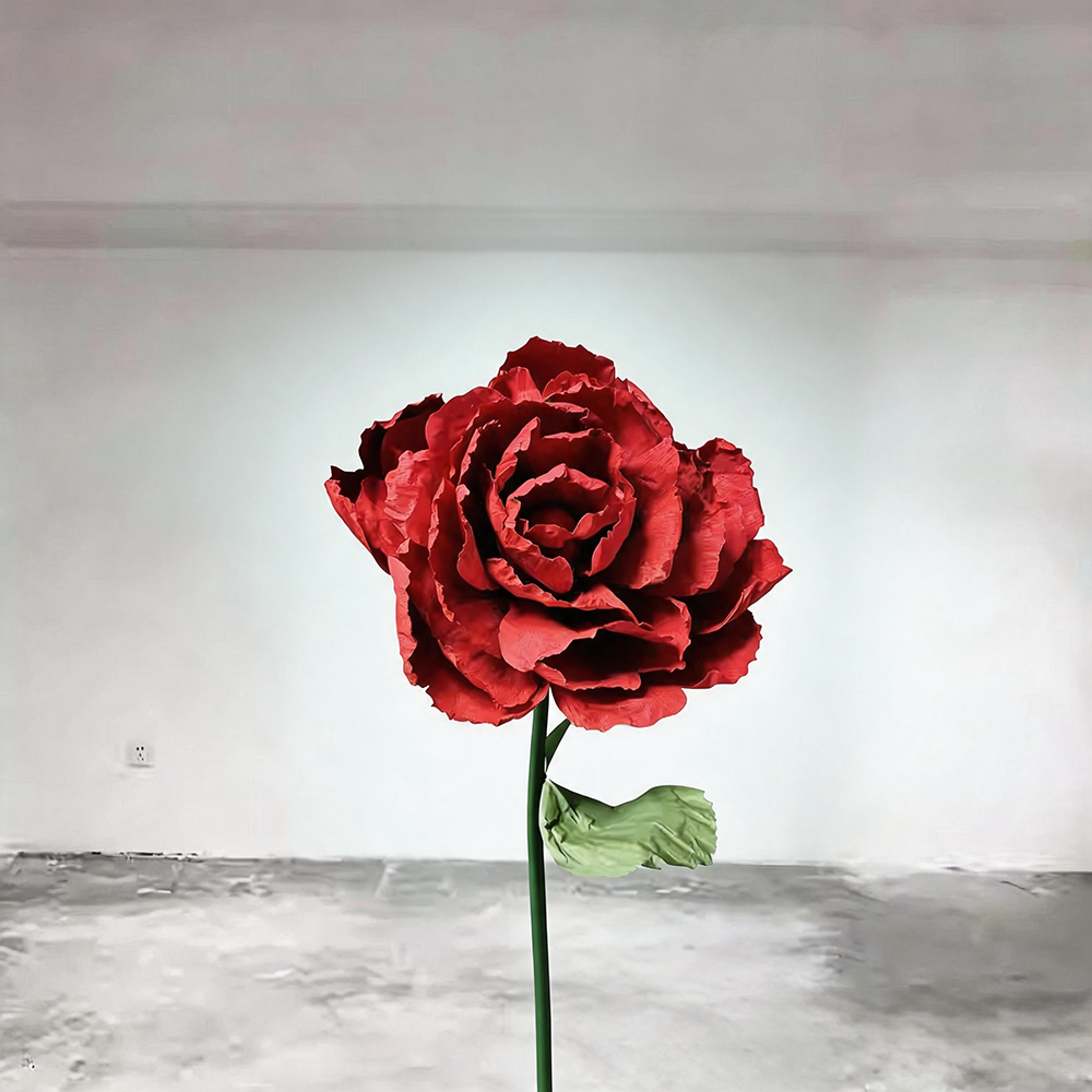 Flowerva Dramatic Red Petal Premium Flower