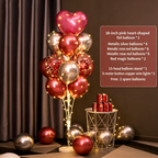 Flowerva Balloon Stand Column Floor/Table Decor for Birthday Party Scene Setup