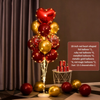 Flowerva Balloon Stand Column Floor/Table Decor for Birthday Party Scene Setup