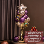 Flowerva Balloon Stand Column Floor/Table Decor for Birthday Party Scene Setup