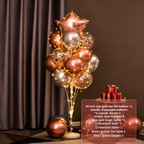 Flowerva Balloon Stand Column Floor/Table Decor for Birthday Party Scene Setup
