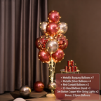 Flowerva Balloon Stand Column Floor/Table Decor for Birthday Party Scene Setup